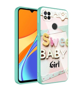 Lexroo Xiaomi Redmi 9C Kılıf Kamera Korumalı Desenli Sert Silikon Epoksi Kılıf - NO5