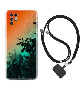 INFINIX Note 11 Pro Note 10 Hot 9 Play Kılıf Boyun Askılı Silikon Güzel Çiçekler 1712