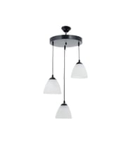 MYLİGHTS OPAL ÜÇLÜ SARKIT AVİZE MODERN SPOR AVİZE (Siyah)