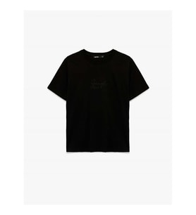 Koton 26YY59002576 Siyah Kadın T-Shirt 6SAK50075EK