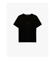 Koton 26YY59002576 Siyah Kadın T-Shirt 6SAK50075EK