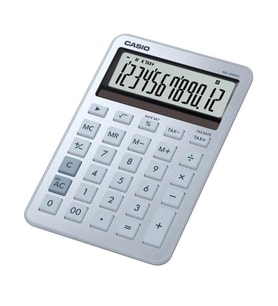Casio MS-200DQ-BU 12 Hane Buz Mavisi Masa Üstü Hesap Makinesi