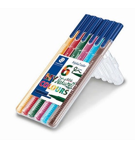 Steadtler Triplus 6’Lı Keçeli Kalem 323