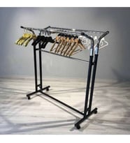 Tekerlekli Çift Taraflı Stand Askılık (Eşek) Stant (Vitrin RAF)