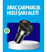 55W Güçlü Araç Şarj Power Delivery Destekli