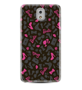 Samsung Note 3 4 5 8 9 20 Ultra 10 Lite Kılıf Desenli Silikon Barbie and Shoes 1413