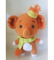 Minty Fil Amigurumi Organik Oyuncak