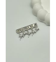 Çelik Silver Sihirli Lamba Sallantılı Nomi Charm - 25crm13