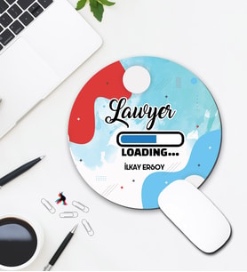 Kişiye Özel Avukat Tasarımlı Mouse Pad 010