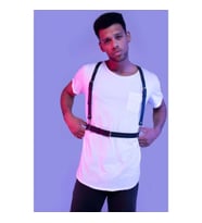 Erkek Göğüs Harness, Erkek Gömlek Kemeri, Erkek T-Shirt Kemeri (Kırmızı)