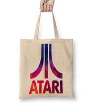 Atari Oyun Game Ower Bez Çanta Uzun Saplı