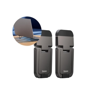 2 Adet 5mm 3m Katlanabilir Ultra Mini Portatif Laptop Standı