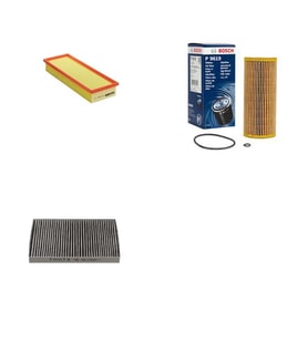 Bosch Filtre Bakım Seti Seat Cordoba 1.9 TDI Dizel 2000-2002 Hava + Yağ f. + Polen Filtre Sardes
