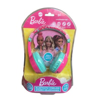 Barbie Çocuk Bluetooth Kulaklık Mikrofonlu Kablosuz Çocuk Kulaklığı Lisanslı MT-9938-BR (Pembe)