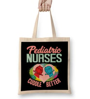 Pediatric Nurses Cuddle Better Registered Nurse Bez Çanta Uzun Saplı