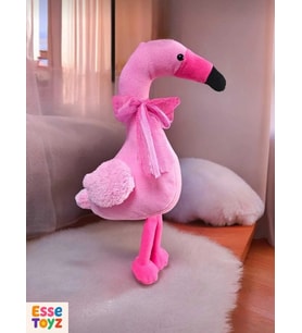 40 cm Pembe Flamingo Peluş – Sevimli Uyku Arkadaşı ve Çocuklar İçin Harika Hediye
