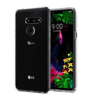 Spigen G8 ThinQ ile Uyumlu Kılıf Liquid Crystal Crystal Clear