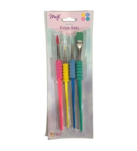 Maxx Renkli Fırça Seti 4Lü Mx-2110