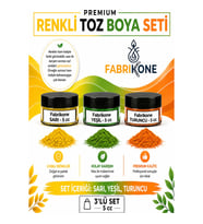 3'lü Set Premium Parafin Soya Wax Toz Mum Boyası Hobi Seti - 5 cc (Sarı, Yeşil, Turuncu) BKFAB3SRYT5G
