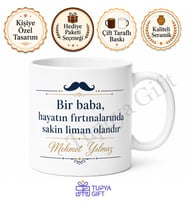 Babamın Kupası Özel Tasarım Kupa Bardak Babalar Günü Hediye