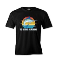 A Swordfish with a I'd Rather Quote Siyah Erkek Tshirt