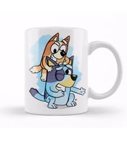 Bluey And Bingo 01 Kupa Bardak Porselen