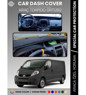 RENAULT TRAFIC 2 (2001-2014) Torpido Örtüsü Ön Göğüs Koruma Torpido Koruma Tam Uyum Çatlamayı Önler
