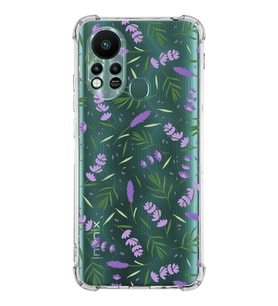 PrintiFy İnfinix Hot 11s Uyumlu Water Color 3 Baskılı Şeffaf Köşe Korumalı Antişok Kılıf