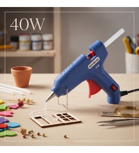40W Sıcak Silikon Tabancası - 11 mm Mum Silikon Uyumlu