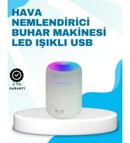 Led Işıklı Sessiz Masaüstü Nemlendirici - 3 Buhar Modu