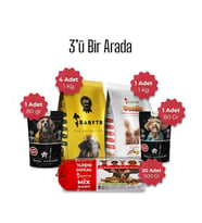 3'ü 1 Arada 20 Adet Mix Barf Salam Paket, 4 Adet Gold Barf, 1 Adet 3 Katlı Barf