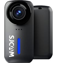 C110+ 4K WiFi f1.8 20MP 170° 6 Eksenli Jiroskop IP65 30 Metre Su Geçirmez Mini Aksiyon Kamerası Siyah
