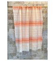 Organik Pamuk Turuncu 90x190 Plaj Hamam Peştemali