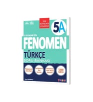 Fenomen Yayıncılık 2024-2025 Müfredat Yeni Nesil 5.Sınıf A Serisi Türkçe Soru Bankası (Çok Renkli)