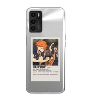 Oppo A16 / A55 Uyumlu Haikyuu!! Poster Tasarımlı Şeffaf Telefon Kılıfı