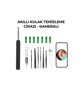 Akıllı Kulak Temizleme Cihazı - Kameralı - WiFi ve Mobil Uygulama Uyumlu