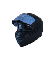 Motosiklet Kask Ece 22.R06 Double Vizörlü Full Face Motor Kaskı Mat Black