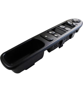 Düğme Cam Açma 207 Ayna Ayar Düğmeli Çerçeveli (Dörtlü)  Sol (Oem No: 6554Qg)