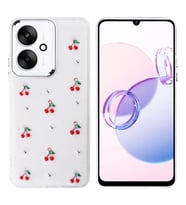 Xiaomi Poco C65 Uyumlu Kılıf Airbag Tasarımlı Simli Şeffaf Zore Kutup Kapak