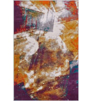 Eliana Home Baskılı, Yıkanabilir Kaymaz Taban Salon Halısı LNA1193 100x150 cm (Sarı)