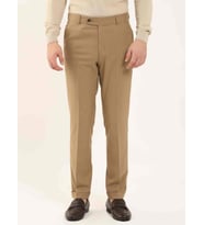 Camel Erkek Regular Fit Düz Klasik Pantolon