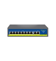NOVACOM NVC-HIF0820GBL-C Poe Switch  8 PORT POE 2 PORT UPLİNK (Siyah)