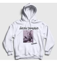 Presmono Unisex Beyaz Inside My Brain The Angry Samoans Kapüşonlu Sweatshirt 532513tt (Beyaz)
