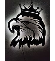 Kartal Led Işıklı Tablo
