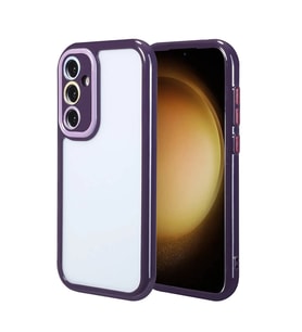 Galaxy S23 FE Kılıf Kamera Korumalı Renkli Kenar ve Çerçeve Tasarımlı Zore Vitamin Kapak
