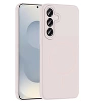 Durukar® Samsung Galaxy S25 Plus Kılıf Jully Magsafe Kapak - Pudra