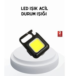 Mini 800 Lümen LED El Feneri – USB Şarjlı, 3 Kademeli Işık, Şişe Açacaklı Taşınabilir Tasarım