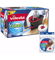 Vileda Turbo Pedallı Temizlik Seti + Yedek Mop