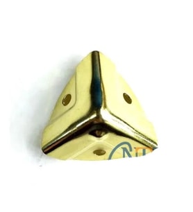 Dekoratif, Kutu, Sandık Köşesi - 35x22 Mm, Küçük, Sarı, 100 Adet