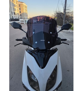 MOTOCAM Yamaha Xcity 250 Ön Cam 2007-2017 Model 40cm Siyah Renkli 4mm